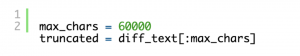 A config that sets the limit for requests